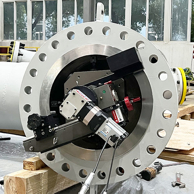 Compact Flange Facer Machine ID Mounted Tool For 4.72-27.56 Inch Flanges