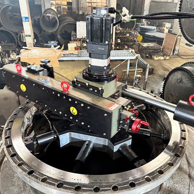 Internally Mounted Flange Facing Tool Flange Resurfacing Machine 59 Inches For Industrial