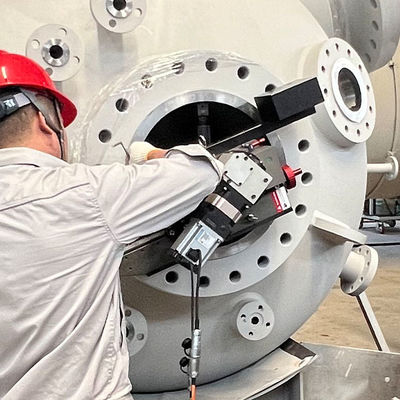 FI26 ID Mount Flange Facer with Φ700mm Machining Capacity for Internally Mounted ASME B16.5 Surface Finish