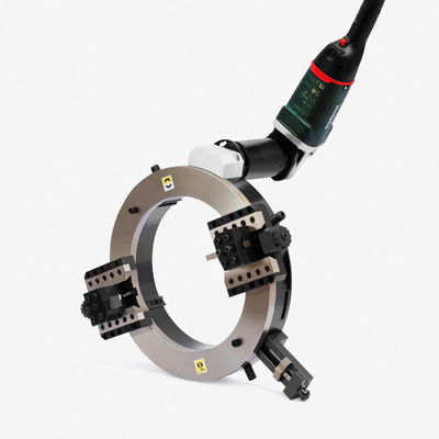 8-14 Inch Pipe Cutting and Beveling Machine with Durable Clamshell Construction and Multiple Drive Options