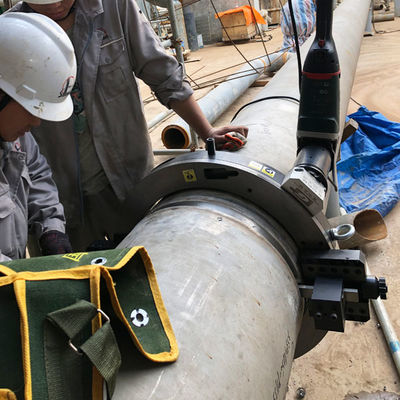 16 Inch Split Frame Pipe Cutting Machine with Durable Construction and Cold Cutting Technology for Precision Beveling