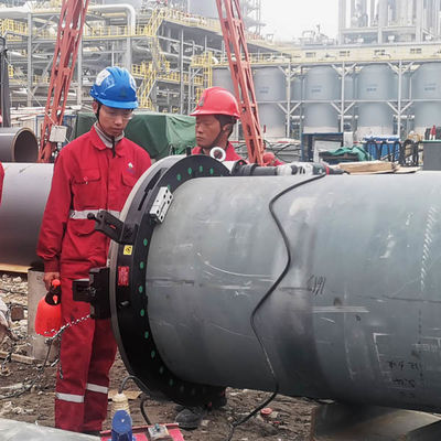 30 Inch Pneumatic Split Frame Pipe Cutting Machine with Cold Cutting Technology for Industrial Applications