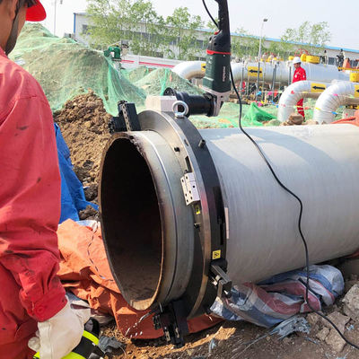 30–36 Inch Split Frame Pipe Cutting Machine with Cold Cutting Technology and Rugged Split Frame Design