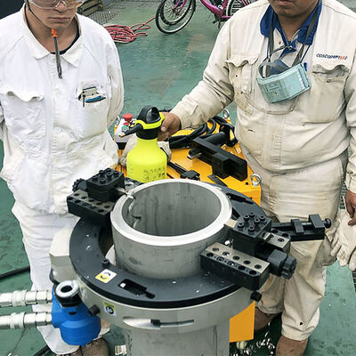 OD275 Portable Clamshell Pipe Cutting and Beveling Machine with Cold Cutting Technology for 114–275 mm Pipes