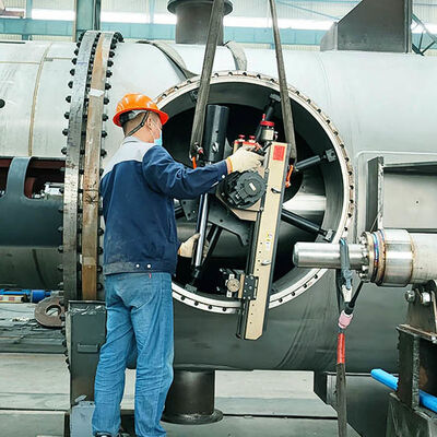 FI60 Heavy-Duty Large-Diameter ID Mounted Portable Flange Facing Machine for On-Site Resurfacing (320-1500 mm)